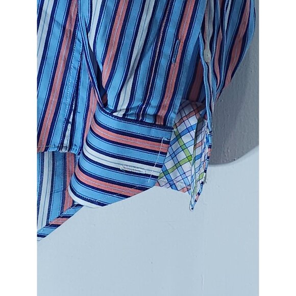 Tailorbyrd Collection Men's Striped Button-Up Shirt Size Large - Picture 7 of 10